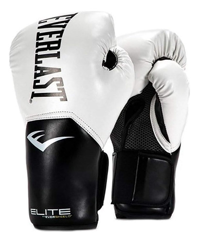 Guantes De Entrenamiento Elite Pro Style, Blanco, 12 Oz