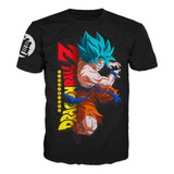 Camisetas De Dragon Ball Z Goku Vegeta Adultos Y Niños Ref04