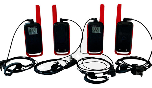 Kit 4 Radio Talkabout  Motorola Alcance 32km + 4 Fones