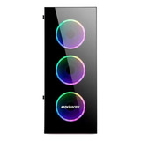 Gabinete Grande Gamer Maxracer Vidro Temp. Fan Rgb - Usado