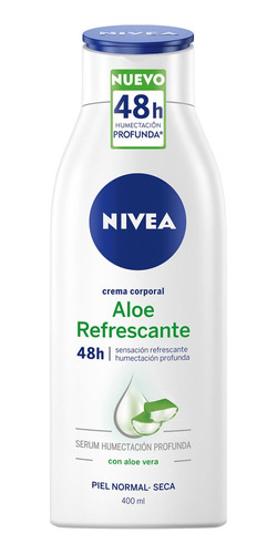 2 Pack Crema Corporal Nivea Aloe Refrascante 400