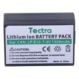 Bat-eria Lp-e10 Para  Camera Canon T5 T6 T100 T7 X50 T3