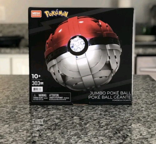 Jumbo Pokéball Pokemón Mega Construx 303pzas Con Luz