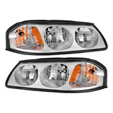 Conjunto De Faros Delanteros Compatible Con Chevy Impala 200