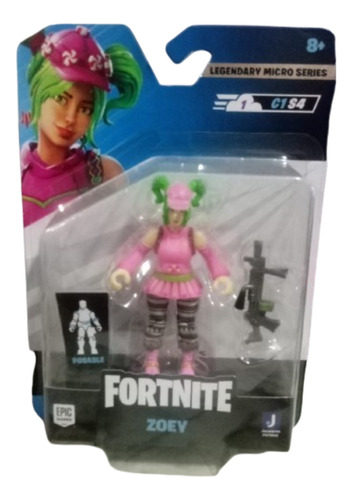 Fortnite Legendary Micro Serie Figura De Acciónde7cm Zoey