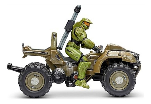 Figura Halo New World Of Halo Master Chief Con Mongoose