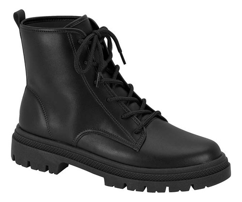 Bota Feminina Moleca Coturno Sola Tratorada Preta 5344101