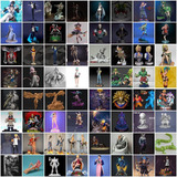 Anime Pack 2 X 300 Archivos Stl Obj Para Impresión 3d