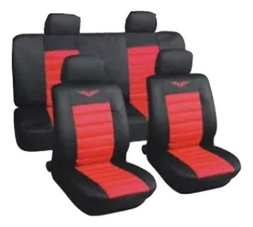 Funda Cubre Asiento Cuerina Auto Universal Completa Sport Ro