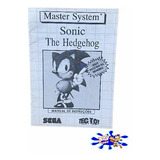 Sonic The Hedgehog Manual De Instruções Master System Tectoy