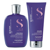 Kit Alfaparf Shampoo + Acondicionador Desamarillador