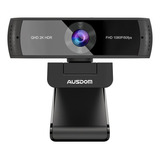 Webcams 2k Qhd 60/30fps Autofocus Con Tapa Para Video