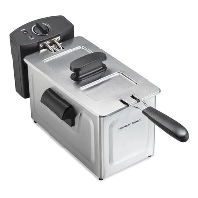 Freidora Hamilton Beach 35032 3L acero inoxidable 60 Hz | Meses sin interés