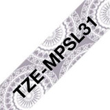 Cinta Decorativa Brother Tze-mpsl31 Rotuladoras 12mm X 4mts