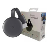 Reproductor Multimedia En Streaming Chromecast 4k Google Comecast