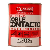 Cemento De Contacto Tacsa Adhesivo Hogar Industria X 1 Litro