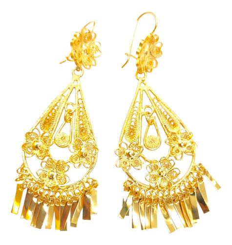 Oferta Aretes Medianos De Filigrana Oaxaca Istmeños Folklor