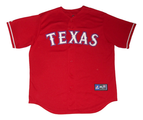 Casaca Baseball - Xl - Texas Rangers - Original - 249