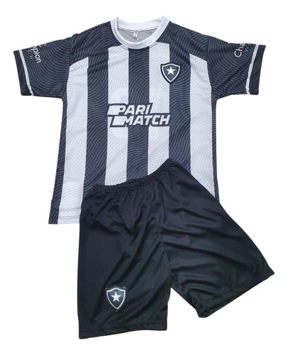 Kit Conjunto Infantil Do Botafogo Branco