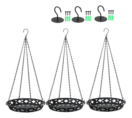 Paquete De 3 Colgadores Para Plantas, Maceteros Colgantes De