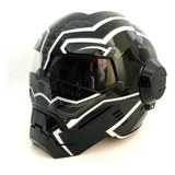 Casco De Moto Iron Man Casco Abierto