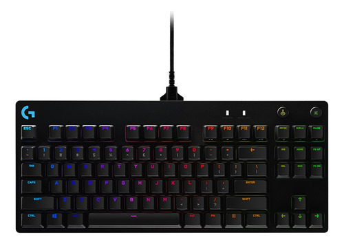 Teclado Mecánico Logitech G Pro Para Gaming En Inglés Tkl