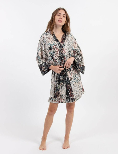 Conjunto Mujer Kimono  Bata Y Camisón 