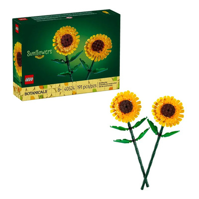 LEGO Botanicals Girasoles 40524; Ramo de girasoles, Incluye dos flores armables con tallos ajustables; 8+ | Envío gratis
