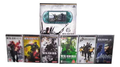 Psp Metal Gear Solid Peace Walker Edition + Todos Os Jogos