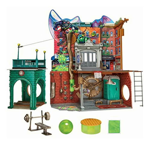 Tmnt Movie Playset Guarida De Las Tortugas Ninja Set De