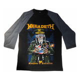 Playera Megadeth, M044, Rock Metal, Camiseta Playera