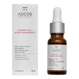 Vitamina C 15 + Ácido Hialurônico 15ml Adcos Sérum Antirruga