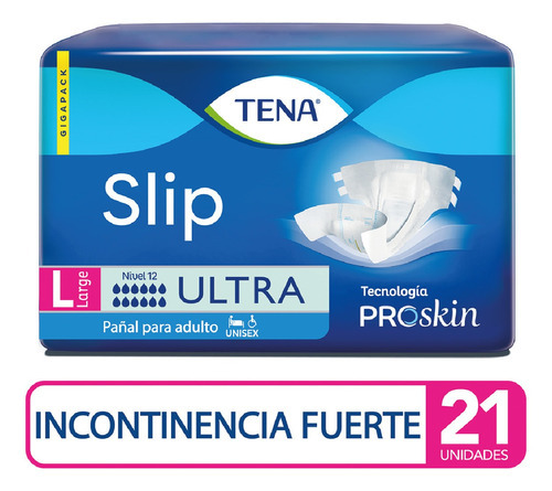 Pañal Tena Slip Ultra Lx21 - G A $368 - Und a $4467