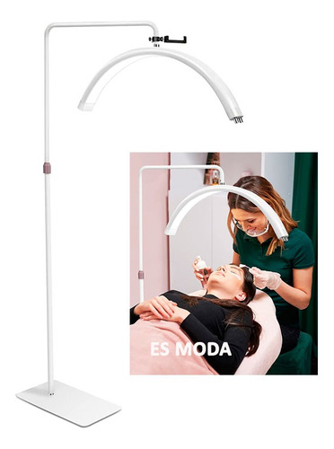 Lampara Led Media Luna Para Extensiones De Pestanas Estética