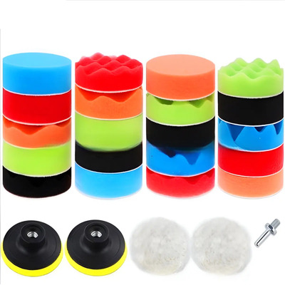 Kit Para Pulir Borla Almohadillas Esponja 3 Pulgadas 25 Pzs | MercadoLibre