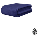 Cobertor Casal Super Soft Sultan Sonhare 300g 1,80x2,20m Cor Casal Marinho