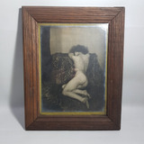 Antigua Foto De Mujer Desnuda Con Marco. 36187