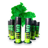 6 Bombas Humo Verde Vela Gender Reveal Fiesta Evento