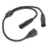 Cable Adaptador Jorindo Jd6099, Doble Xlr Macho A Rj45 Hembr