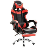 Silla Gamer Semi Profesional Con Reposa Pies, Rosa 