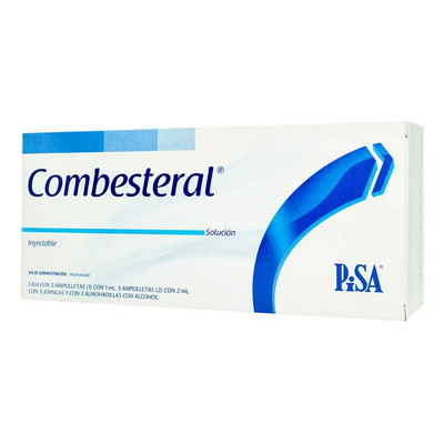 Combesteral Solución, 3 Ampolletas Número I 1 Ml + 3 Ampolletas Número Ii 2 Ml | Envío gratis