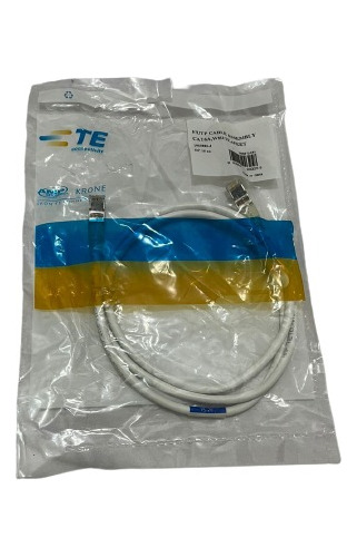 Patch Cord F Utp Amp Cat 6a Blanco 1,2 Mts
