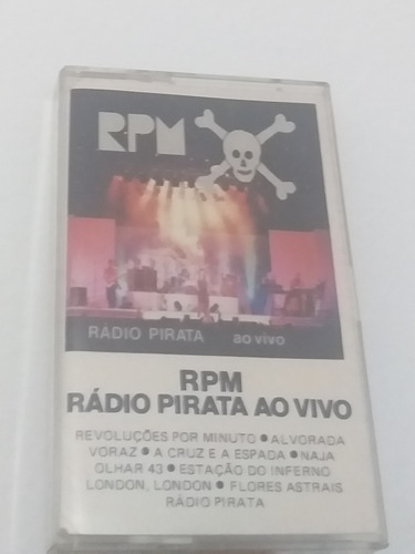 Fita K7 Rpm- Rádio Pirata Ao Vivo- Original- Raríssima