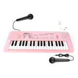 Teclado De Piano Electrónico Piano De 37 Teclas Para Niños T