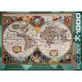 Eurographics Mapa Del Mundo Antiguo Puzzle (1000 Pie