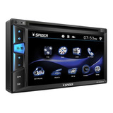 Autoestereo Doble Din, Cd, Mp3, Usb, Aux, Bt Sr-6698ubl