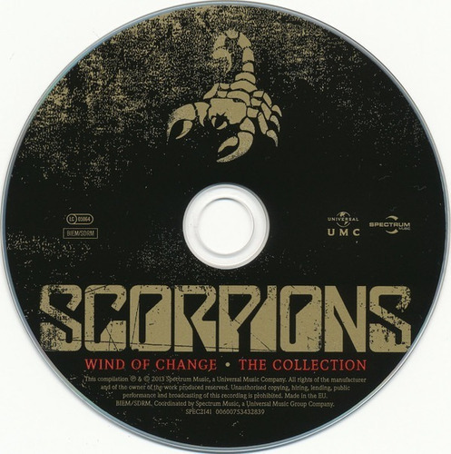 Scorpions Wind Of Change The Collection Cd Importado