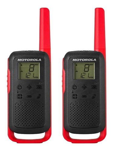 Radio Comunicador Talkabout Motorola T210br 32km Vermelho