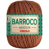 Barbante Barroco Maxcolor 6 Fios 200gr Linha Crochê Colorida Cor Tâmara-7220