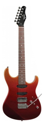 Guitarra Elétrica Tagima Brasil Stella H3 De  Cedro Fade Metallic Orange Metálico Com Diapasão De Pau Ferro